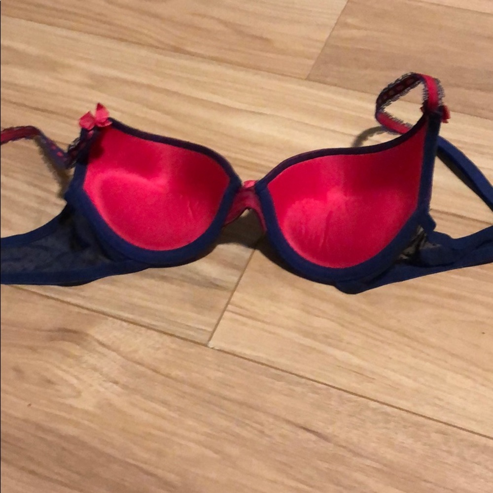 Victoria’s Secret Sexy Push Up Bra pink bow 34 A. - Picture 2 of 5